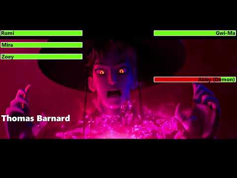 KPop Demon Hunters (2025) Final Battle with healthbars 3/3