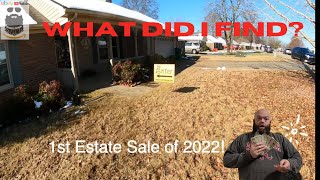 1st Estate Sale of 2022