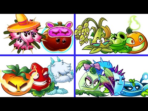 PvZ 2 4 Super Team Plants Vs Team Zombies Part 71 - Team So OP !!!