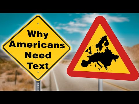 The Reason American Road Signs Use So Much Text