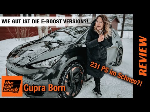 Cupra Born e-Boost (2022) Unser Winter Test im Schnee! ❄️ Fahrbericht | Review | Laden | 58 kWh