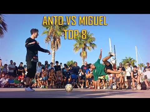 MIGUEL PEREZ vs ANTO SANZ | TOP 8 | SPANISH FREESTYLE FOOTBALL CHAMPIONSHIPS 2023 | SFFC 2023