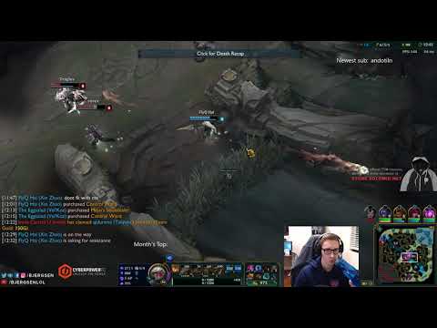 [TSM Bjergsen] - Talyah vs Ryze mid Pre Season 8 Full HD