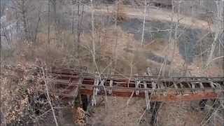 preview picture of video 'Flying over EBT Mt. Union Yard'