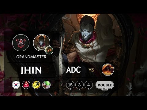Jhin ADC vs Sivir - KR Grandmaster Patch 9.9