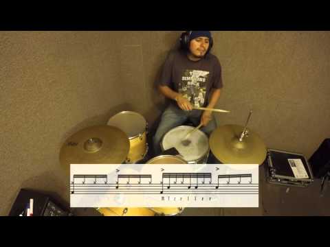 Phrasing with Rudiments #4/Kick Snare Hat - The Paradiddlediddlediddle - Groove ideas