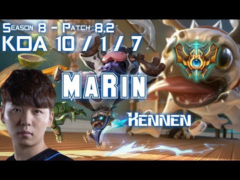 MaRin KENNEN vs NASUS Top - Patch 8.2 KR Ranked