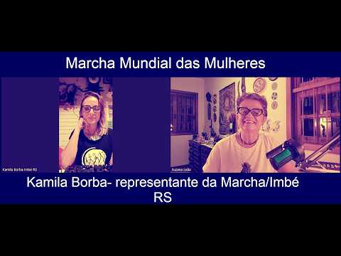 Bate-papo com Kamila Borba representante da Marcha Mundial das Mulheres - Imbé RS
