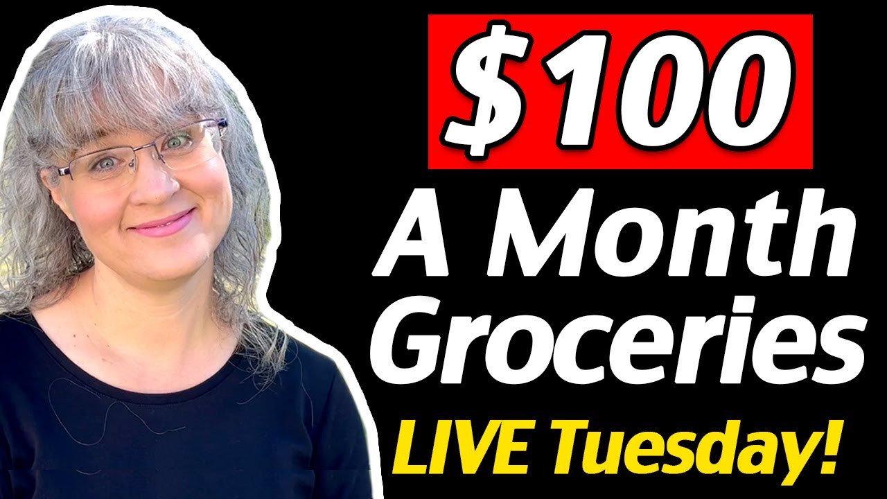 10 Ways To Spend $100 A Month On Groceries - Easy Grocery Budget Ideas!
