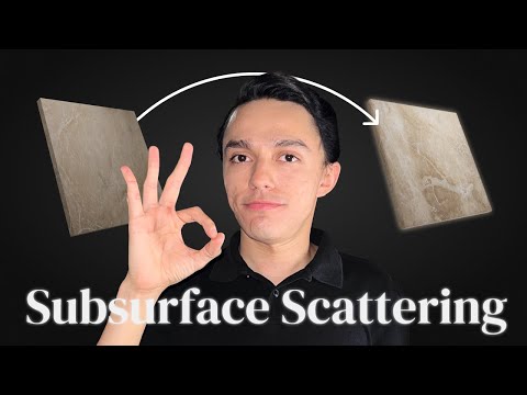 Qué es el subsurface scattering | Cómo aplicarlo en D5 render