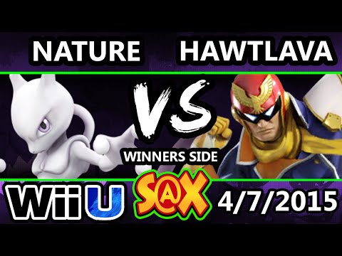 S@X - Nature (Mewtwo) Vs. HawtLava (Captain Falcon) SSB4 Tournament - Smash Wii U - Smash 4