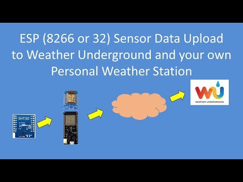 Tech Note 093 - ESP(32 or 8266) Sensor Data Upload to Weather Underground