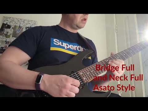 Rugir Pickups 7 String Custom Made in Japan MIJ Neck and Bridge Humbucker - Black image 8