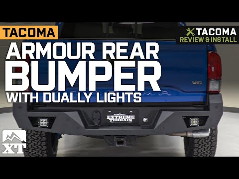 2016-2020 Tacoma Armour Rear Bumper with Dually Lights Review & Install