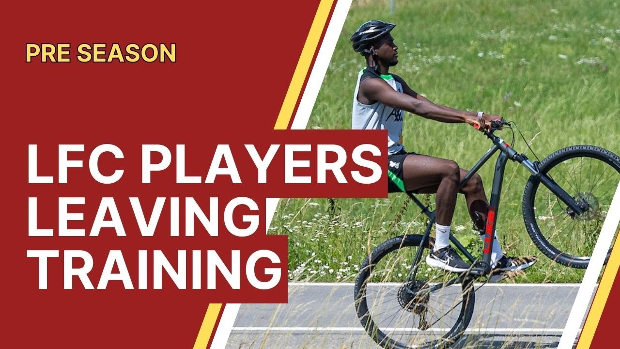 Wheelies, walking and catching a lift | LFC players biking after training