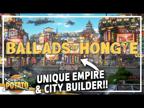 SUPER UNIQUE Kingdom Management!! - Ballads of Hongye FULL RELEASE - Colony Sim City Builder