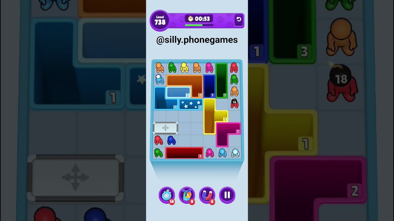 Drop Away Level 738 Walkthrough Solution