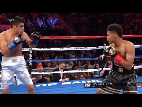 TKO round 1//Shakur Stevenson vs. Carlos Gaston Suarez//Highlights