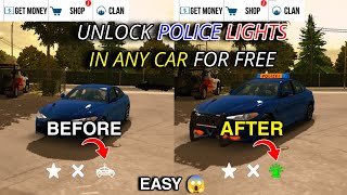 How To Unlock Police Lights In Car Parking Multiplayer New Update 2024