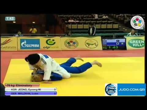 Judo Grand Prix Abu Dhabi 2011 -78kg JEONG Gyeong-Mi (KOR)-MALZAHN (GER)