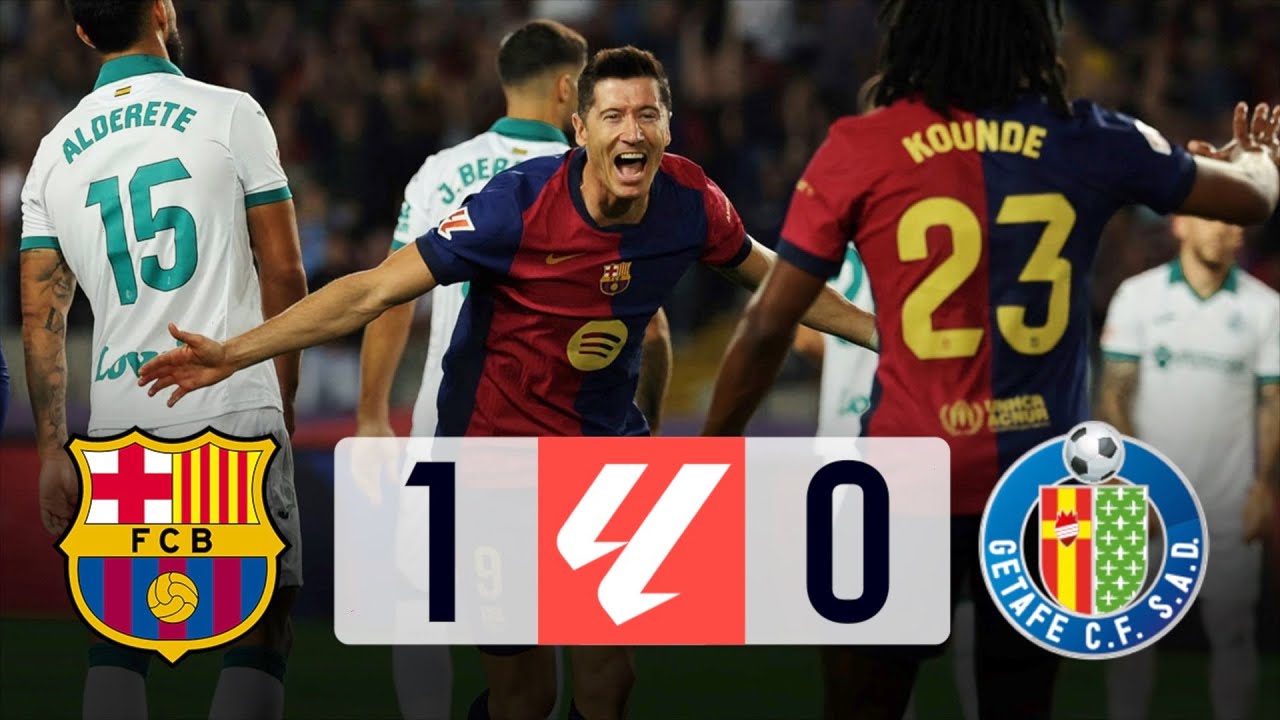BARCELONA VS GETAFE [1-0], LA LIGA 2024 - MATCH REVIEW + SZCZESNY NEWS!