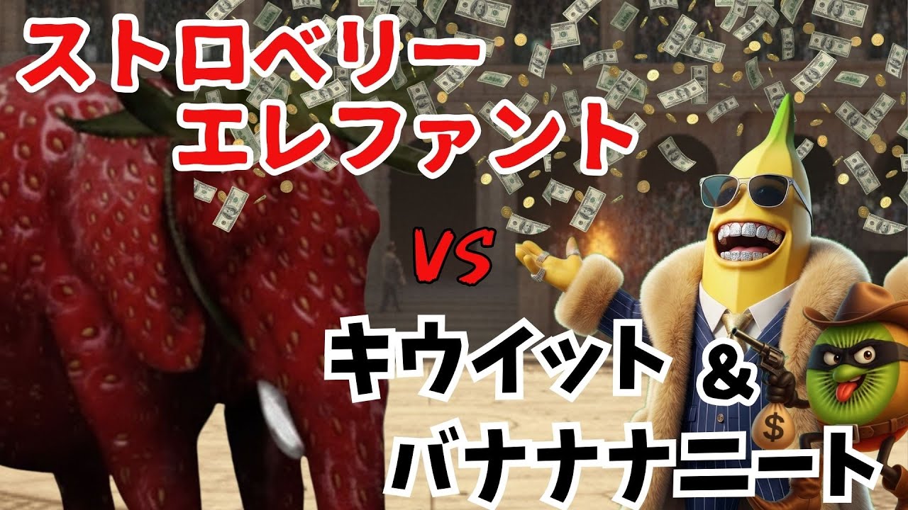 【お金の誘惑にストロベリー軍が…】波乱の1回戦最終試合ストロベリーエレファントVS姑息なアウトロー軍団！