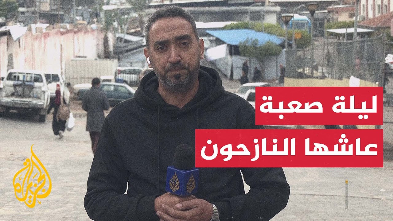 تجدد معاناة النازحين في غزة مع هطول الأمطار