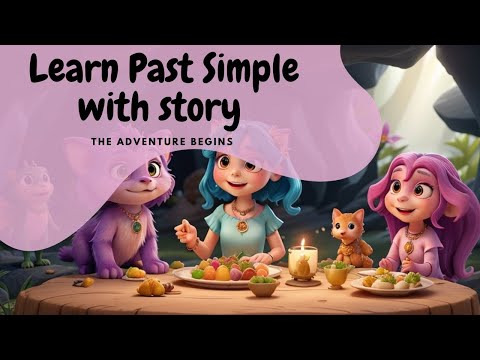 Learn Past Simple with a short adventure story|Simple past tense|Storytelling