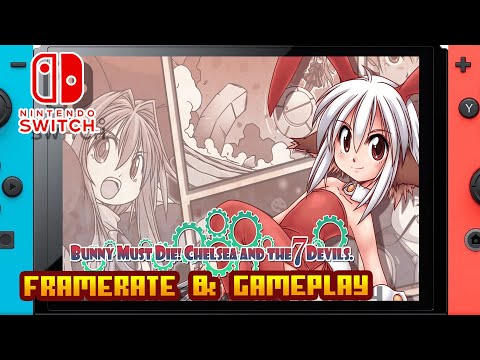 Bunny Must Die! Chelsea and the 7 Devils - (Nintendo Switch) - Framerate & Gameplay
