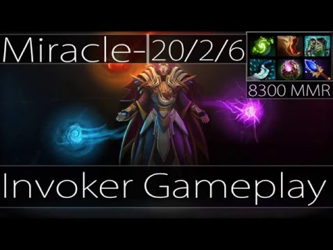 [Dota 2] Miracle - 8300 MMR EPIC Invoker Gameplay [Full game]