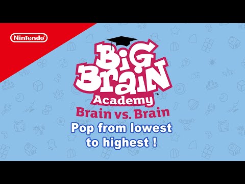 Big Brain Academy: Brain vs. Brain on Nintendo Switch – Pop From Lowest to Highest | @playnintendo