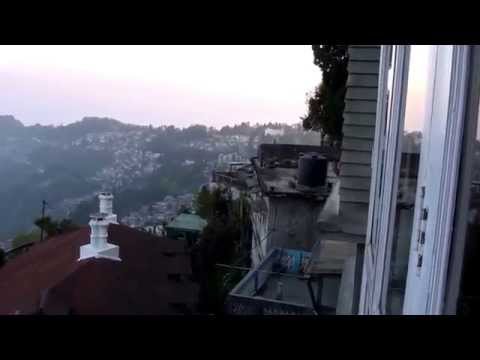 Kangchenjunga at dawn from a Darjeeling hotel