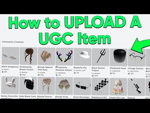 How to Upload Roblox Accessories (UGC) - YouTube