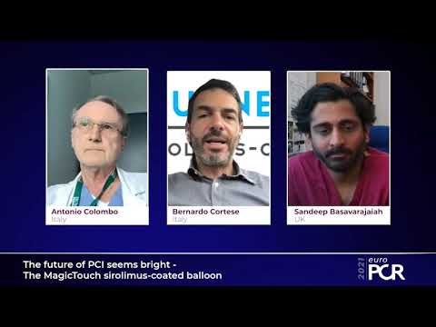 The future of PCI seems bright - The MagicTouch sirolimus-coated balloon - EuroPCR 2021