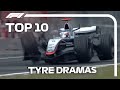 Top 10 Tyre Dramas In F1