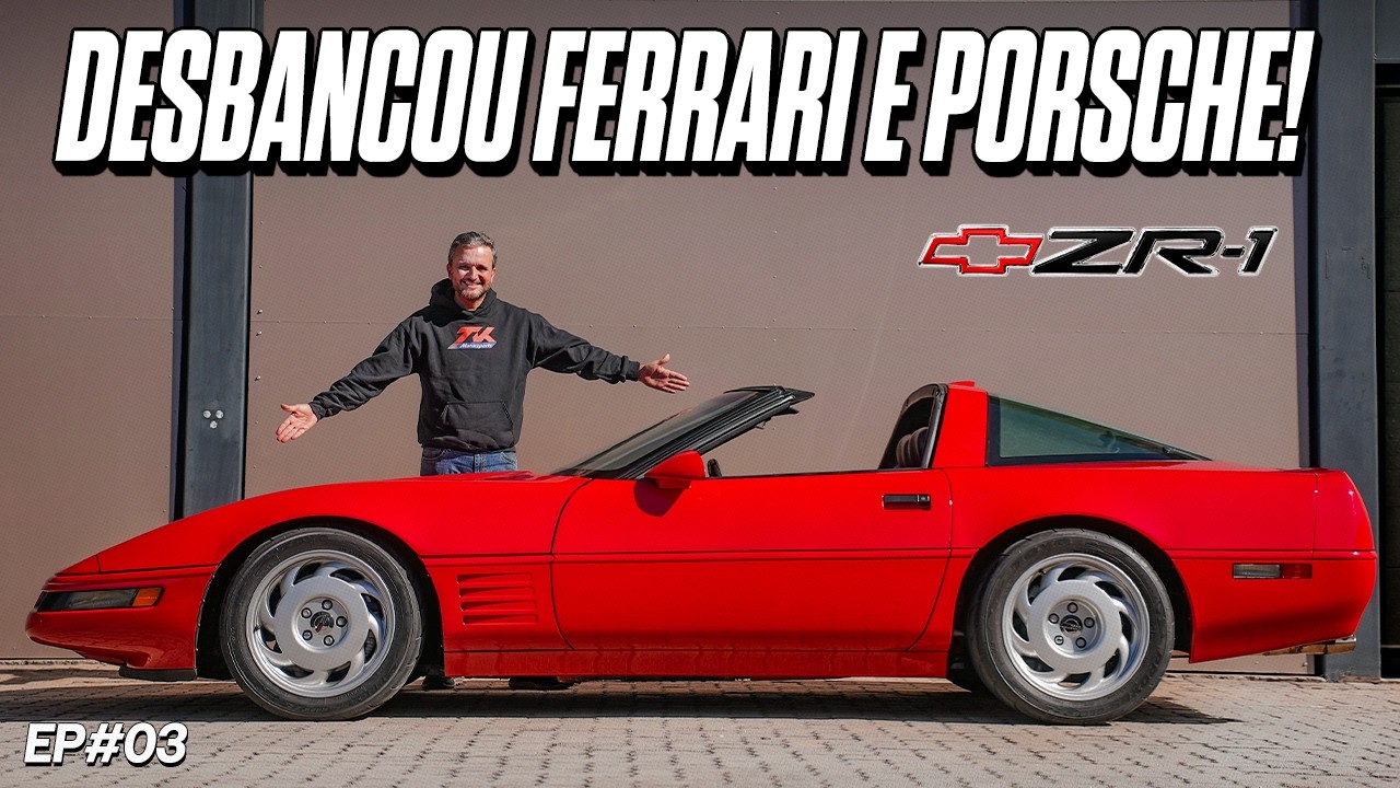 Acelerei o Corvette ZR-1, a versão mais radical do C4!