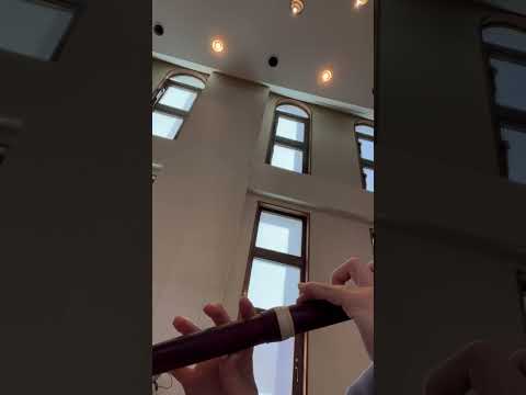 音楽学科 ヨハネ受難曲　9番のフルートユニゾン #flute #JohannesPassion #jsbach