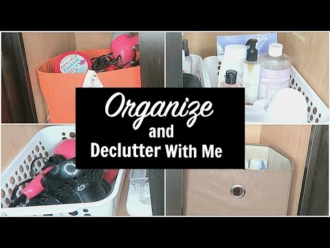 ORGANIZE AND DECLUTTER WITH ME - BATHROOM CABINET
