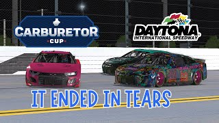 Daytona Heartbreak! - iRacing NASCAR Carburetor Cup | Next Gen Camaro ZL1
