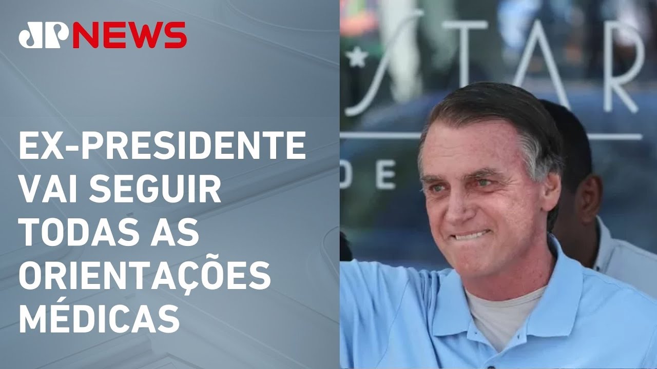 Bolsonaro recebe alta em Brasília
