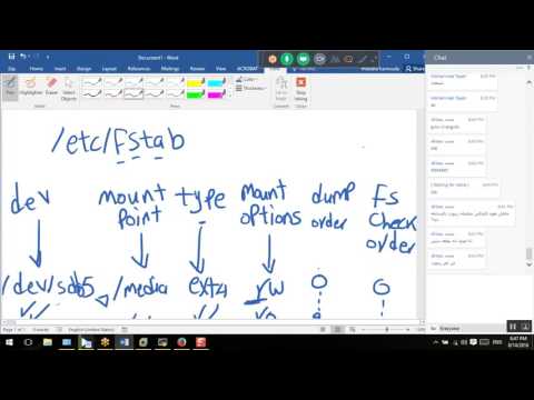 20 Day 10 Persistant Mounting Using FSTAB