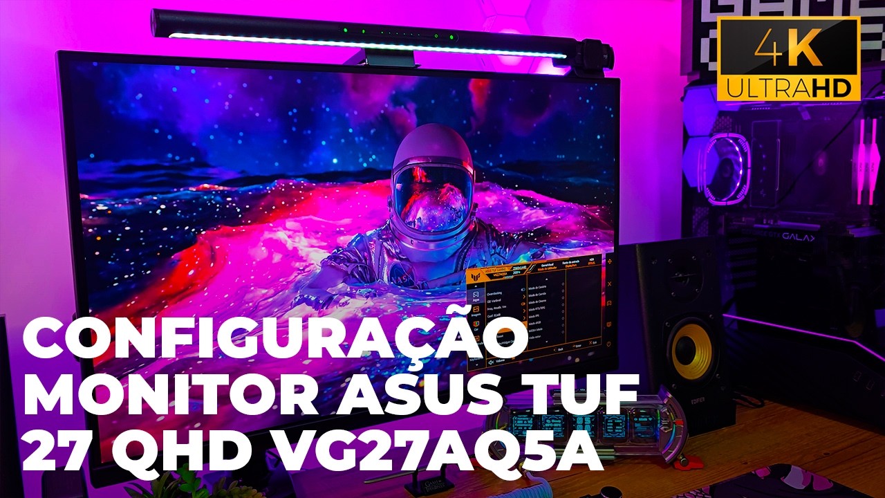 CONFIGURAÇÃO PERFEITA para o Monitor Gamer ASUS TUF 27 QHD 210Hz VG27AQ5A