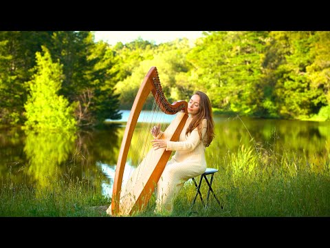 Reflection of Stillness: 1 Hour Calming Harp Meditation | Sarah Bhalla
