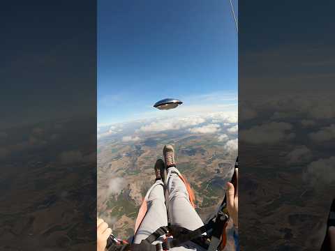 Not Alone Up There — UFO Caught on Parachute Cam #UFOs #ufo #UAP #UAPs #ovni