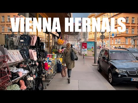 Vienna Walk in 17th district of Vienna - Hernals - April 2023 | 4K HDR