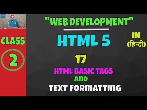 HTML Basic Tags in Hindi || Web Development Classes Lesson 2