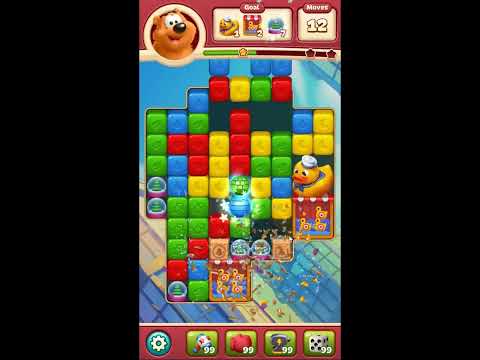 Toon Blast Level 7635 - NO BOOSTERS 🐻🐺🐱 | SKILLGAMING ✔️