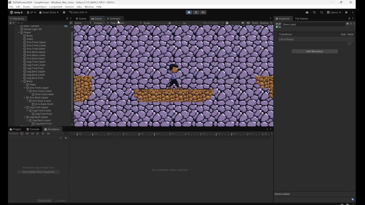 Unity 6.3 Visual Scripting Platformer 12 Jump Animation