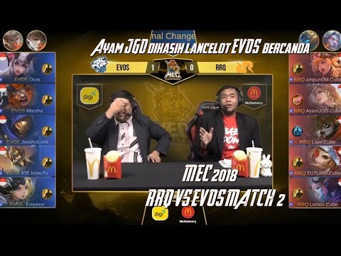 RRQ VS EVOS match 2 MEC Turnamen 2018