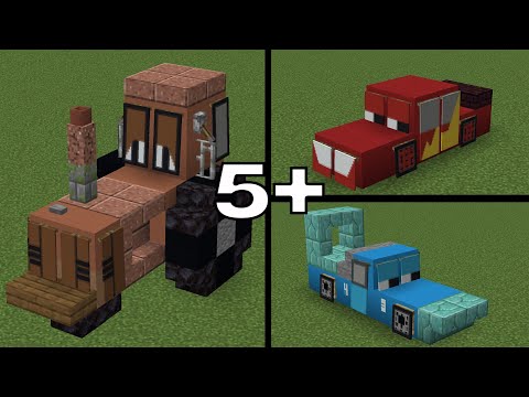 5+ Disney Cars in Minecraft